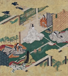 源氏物語画帖「その二十三初音」(光吉筆:京博本)周辺: 新 源氏物語画帖「その二十三初音」(光吉筆:京博本)周辺: 新