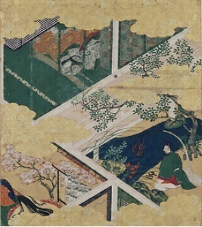 源氏物語画帖「その二十七 篝火」(光吉筆:京博本)周辺: 新 源氏物語画帖「その二十七 篝火」(光吉筆:京博本)周辺: 新