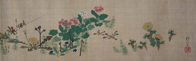 酒井抱一筆「四季花鳥図屏風」周辺（二）: 新「俳諧と美術」