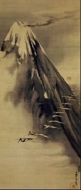 かけ軸「富士越龍（ふじこしのりゅう）」 – Shop of Hokusai