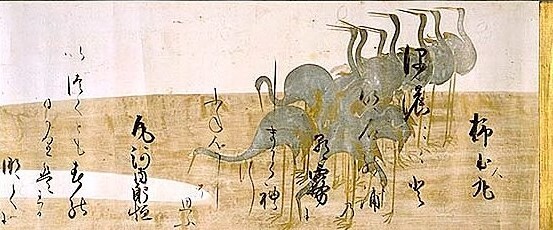 鶴下絵三十六歌仙和歌巻（光悦書・宗達画）」周辺（その四）: 新